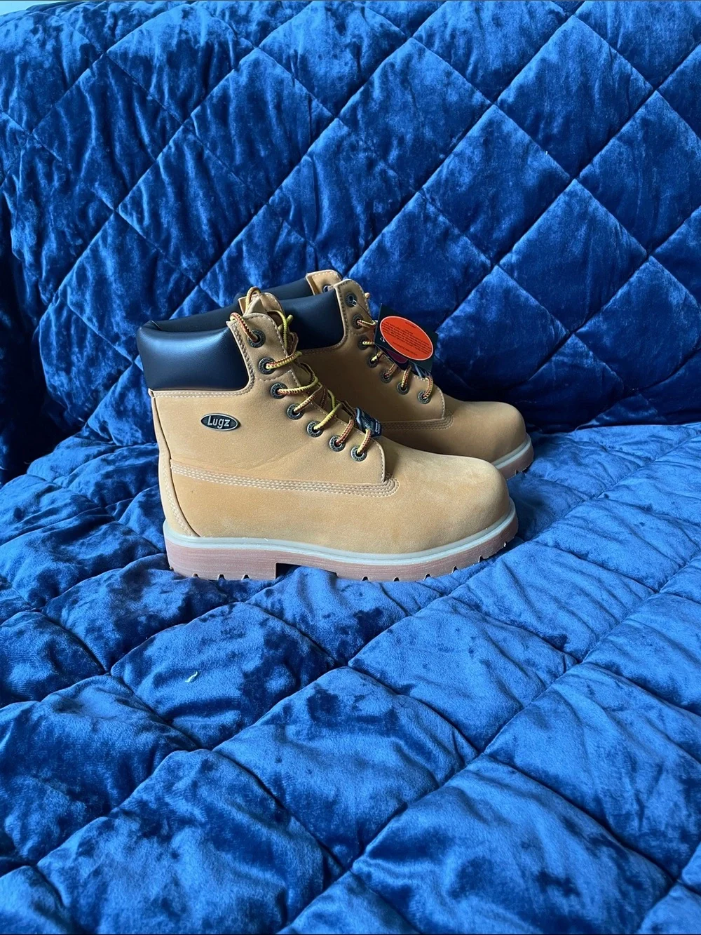 Lugz Drifter 6 Golden Wheat Work-Style Lace-Up Boots